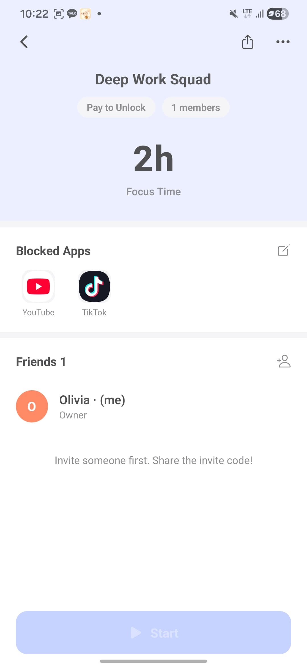 Deep Work Squad — friends focusing together